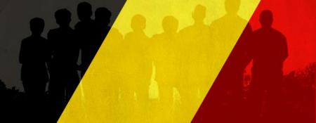 carte belgique drapeau tricolore